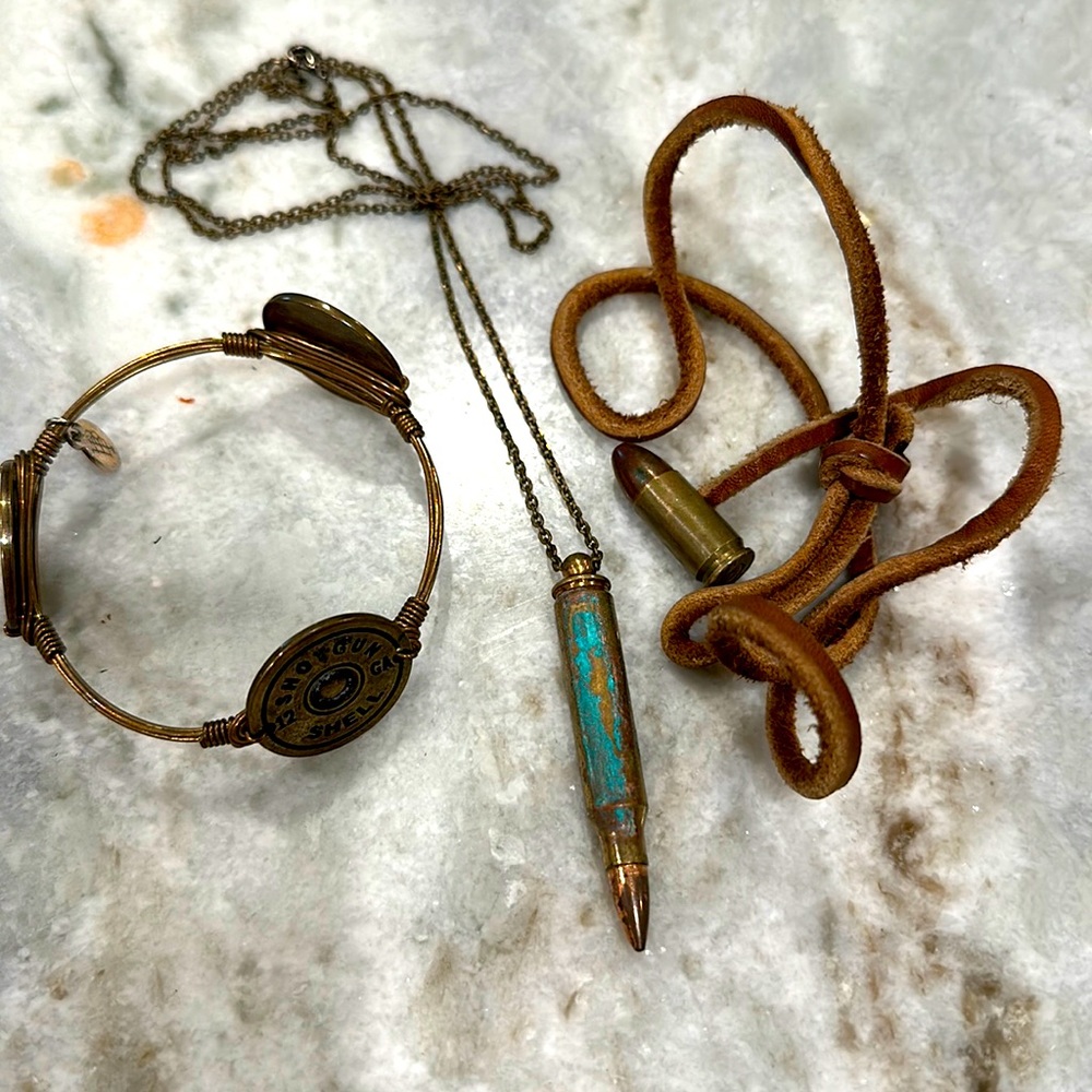 Assorted bullet handmade jewelry